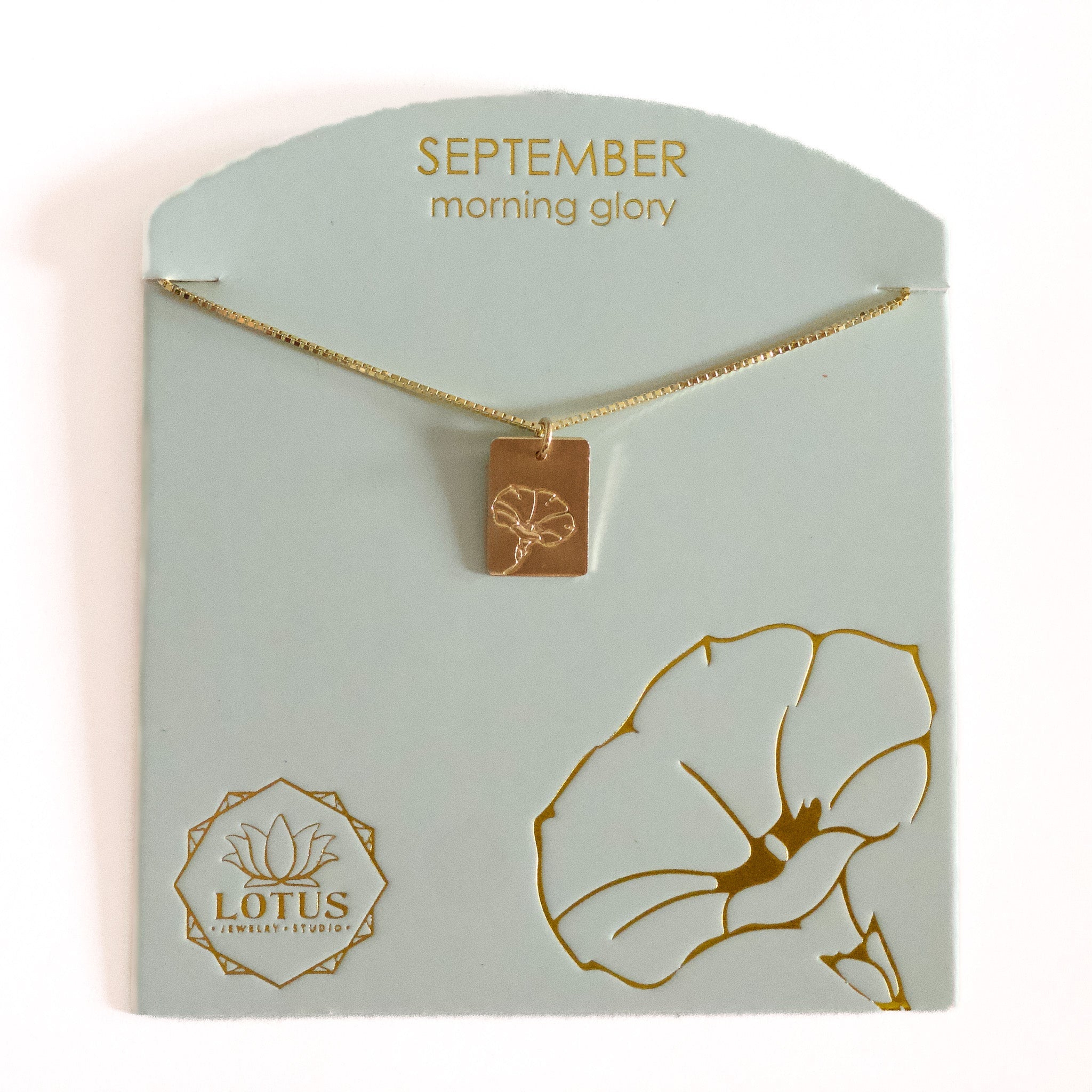 Birthflower Necklace - Lotus Jewelry Studio