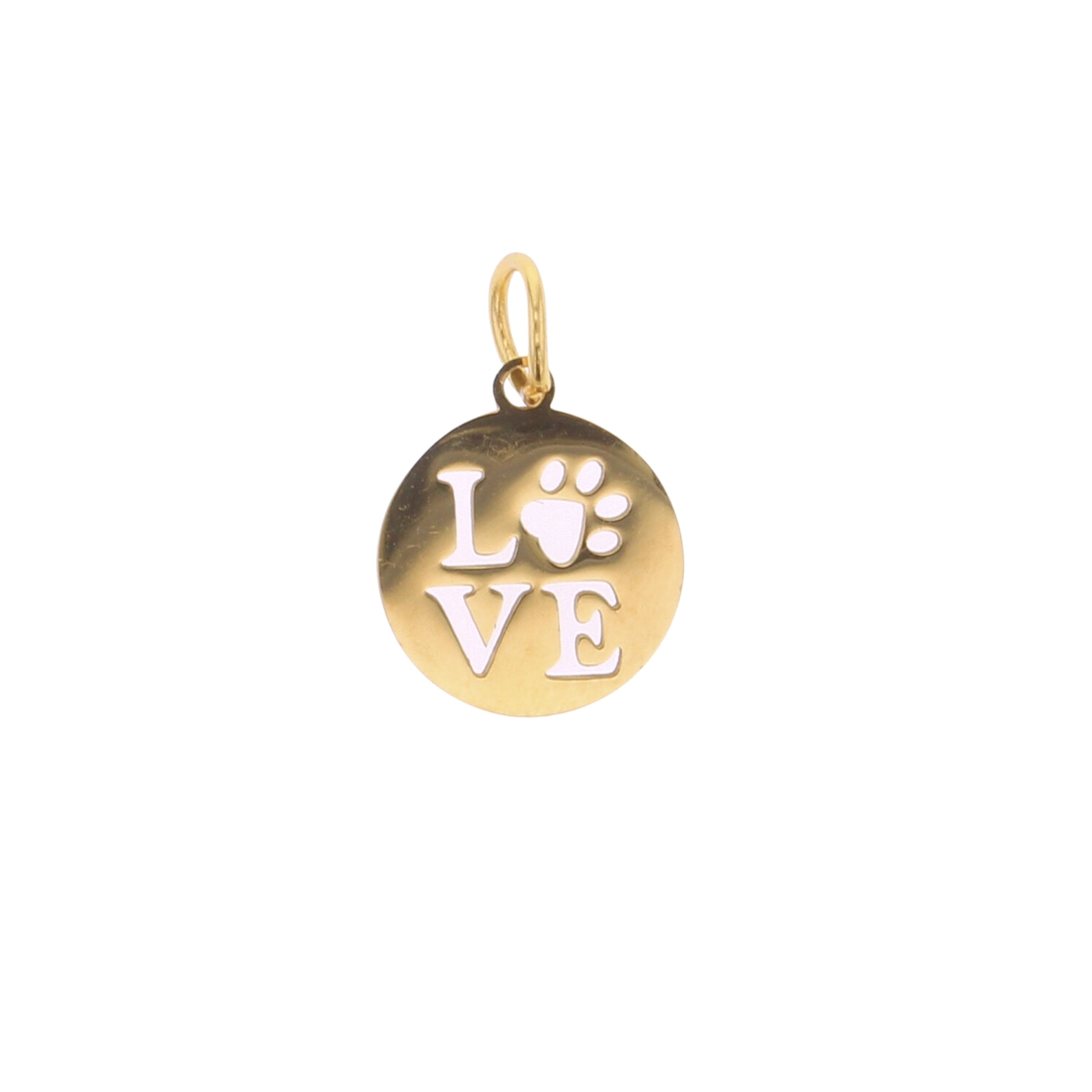 Cutout Love Charm - Lotus Jewelry Studio