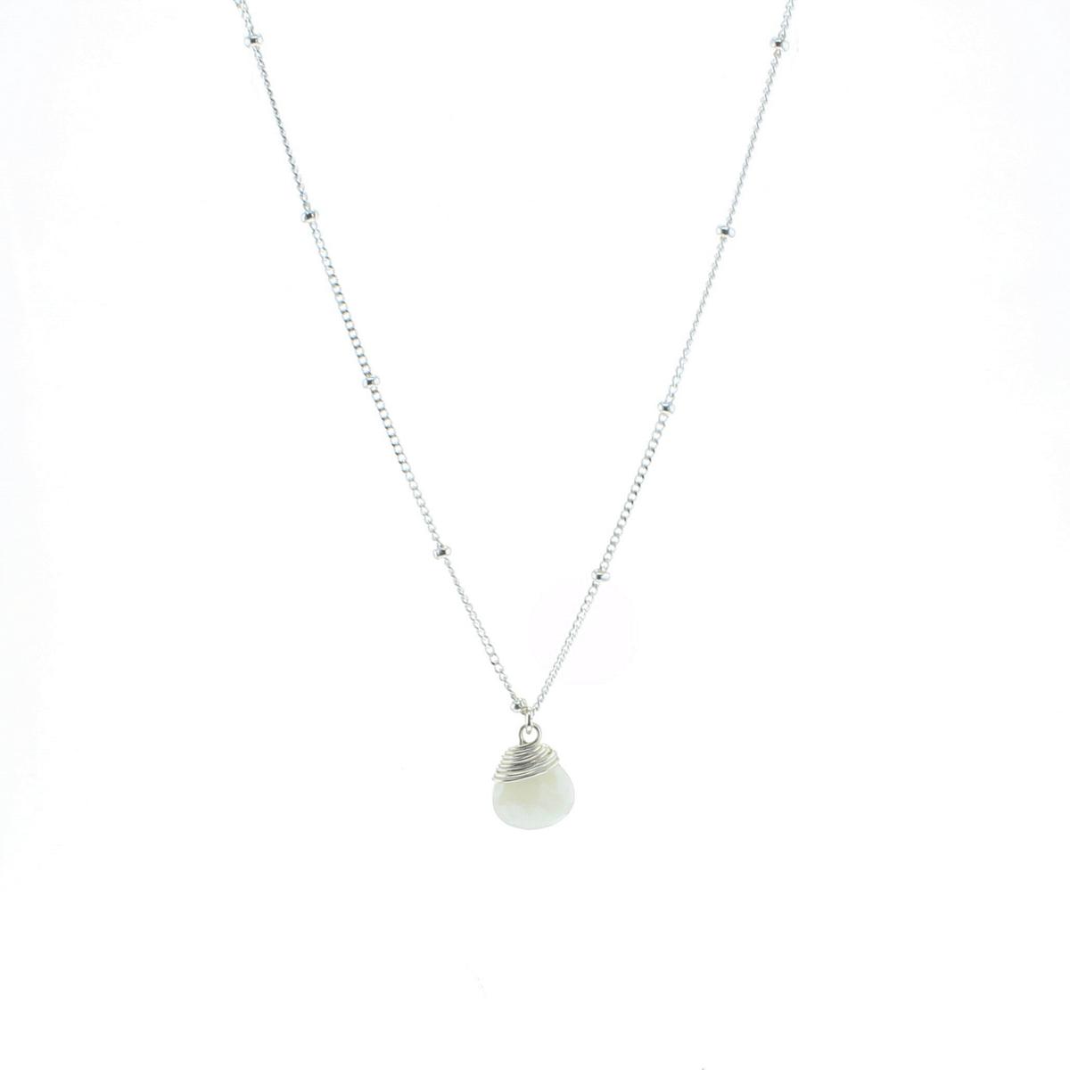 Trinket Stone Necklace - Lotus Jewelry Studio