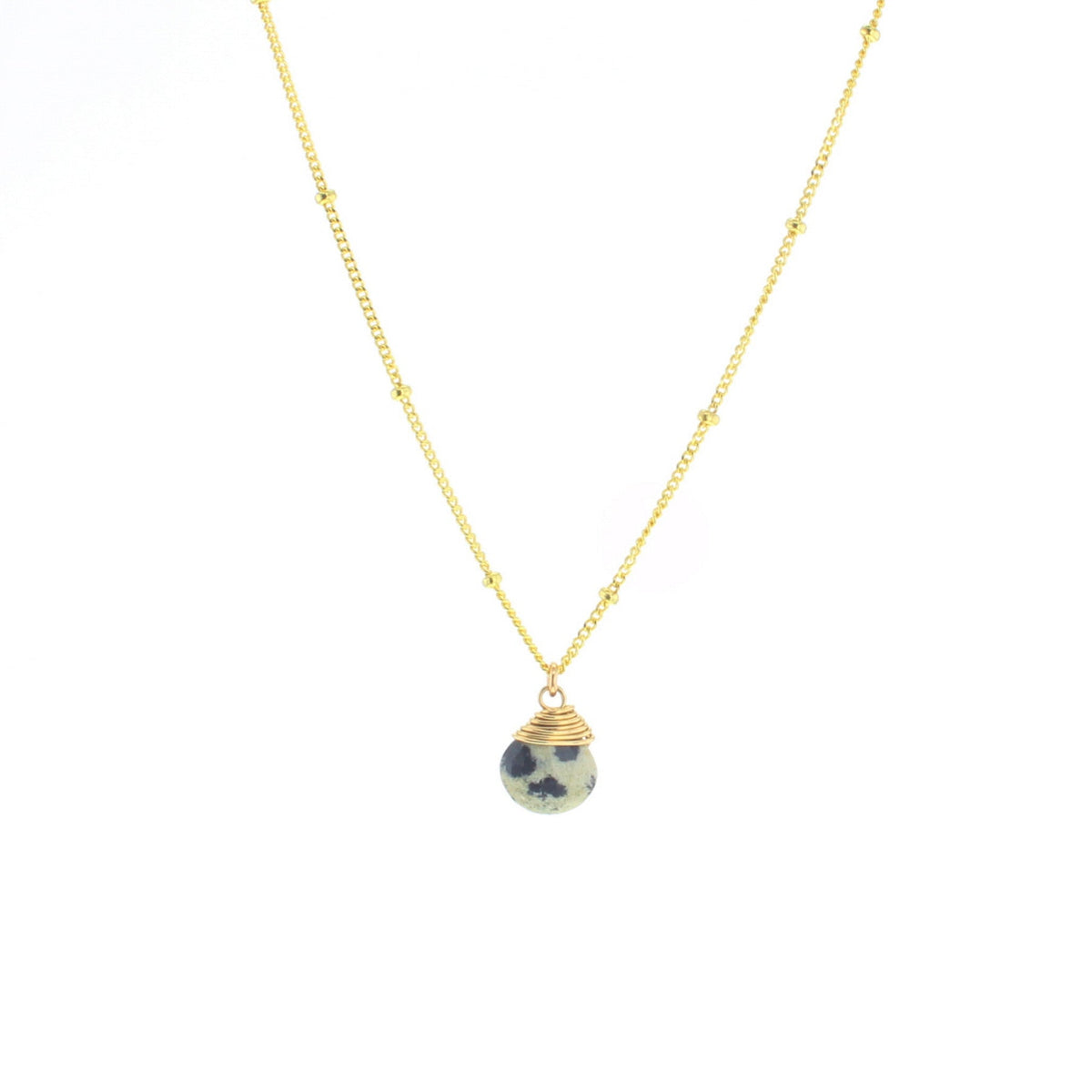 Trinket Stone Necklace - Lotus Jewelry Studio