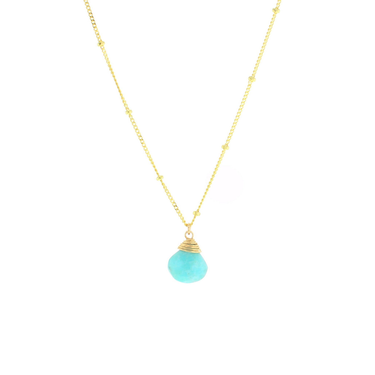 Trinket Stone Necklace - Lotus Jewelry Studio