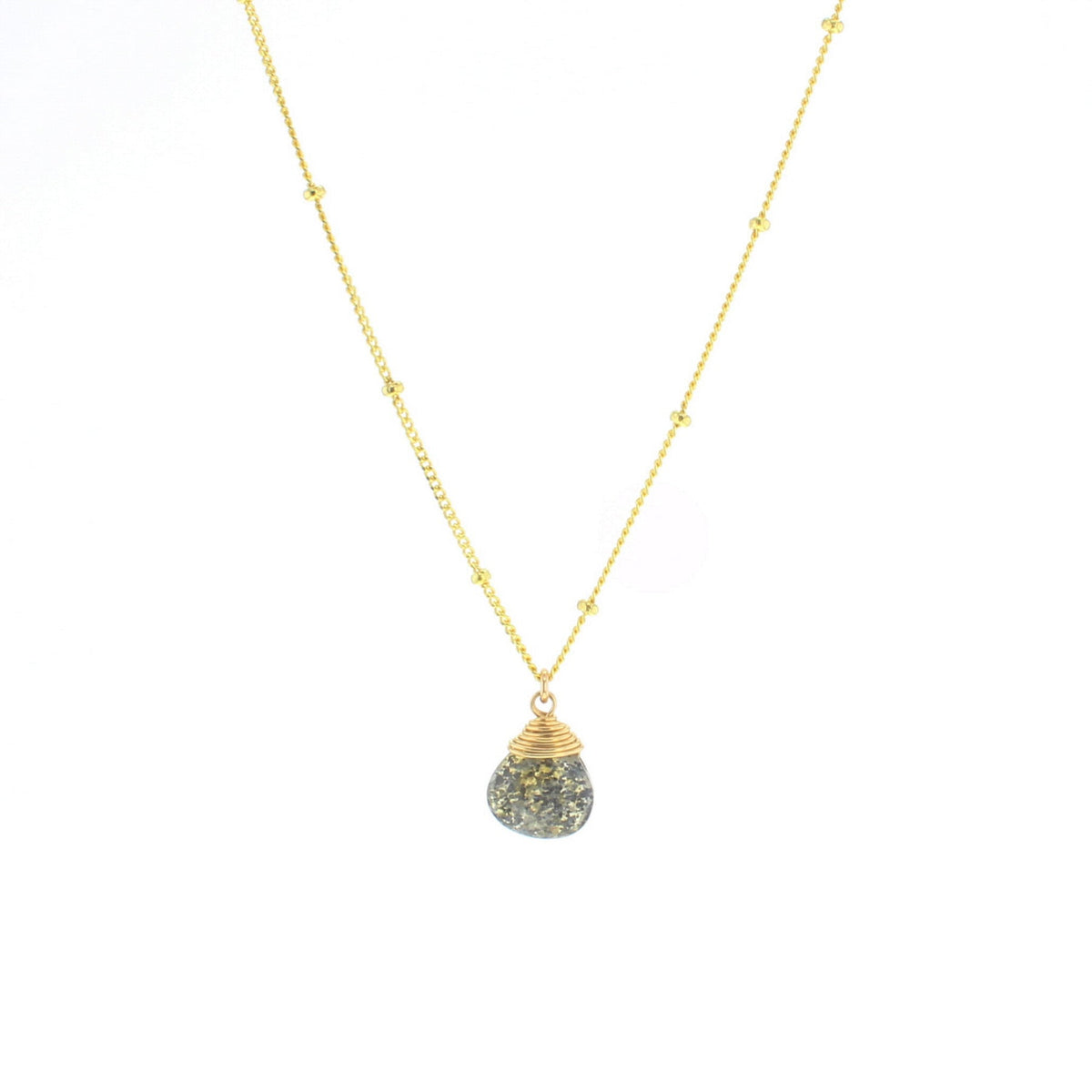 Trinket Stone Necklace - Lotus Jewelry Studio