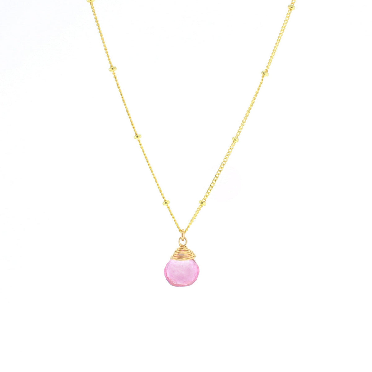 Trinket Stone Necklace - Lotus Jewelry Studio