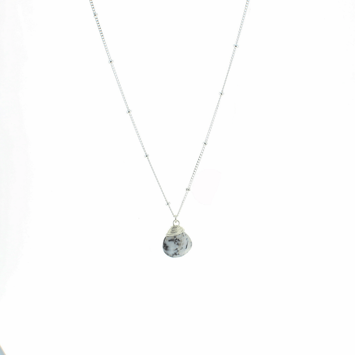 Trinket Stone Necklace - Lotus Jewelry Studio