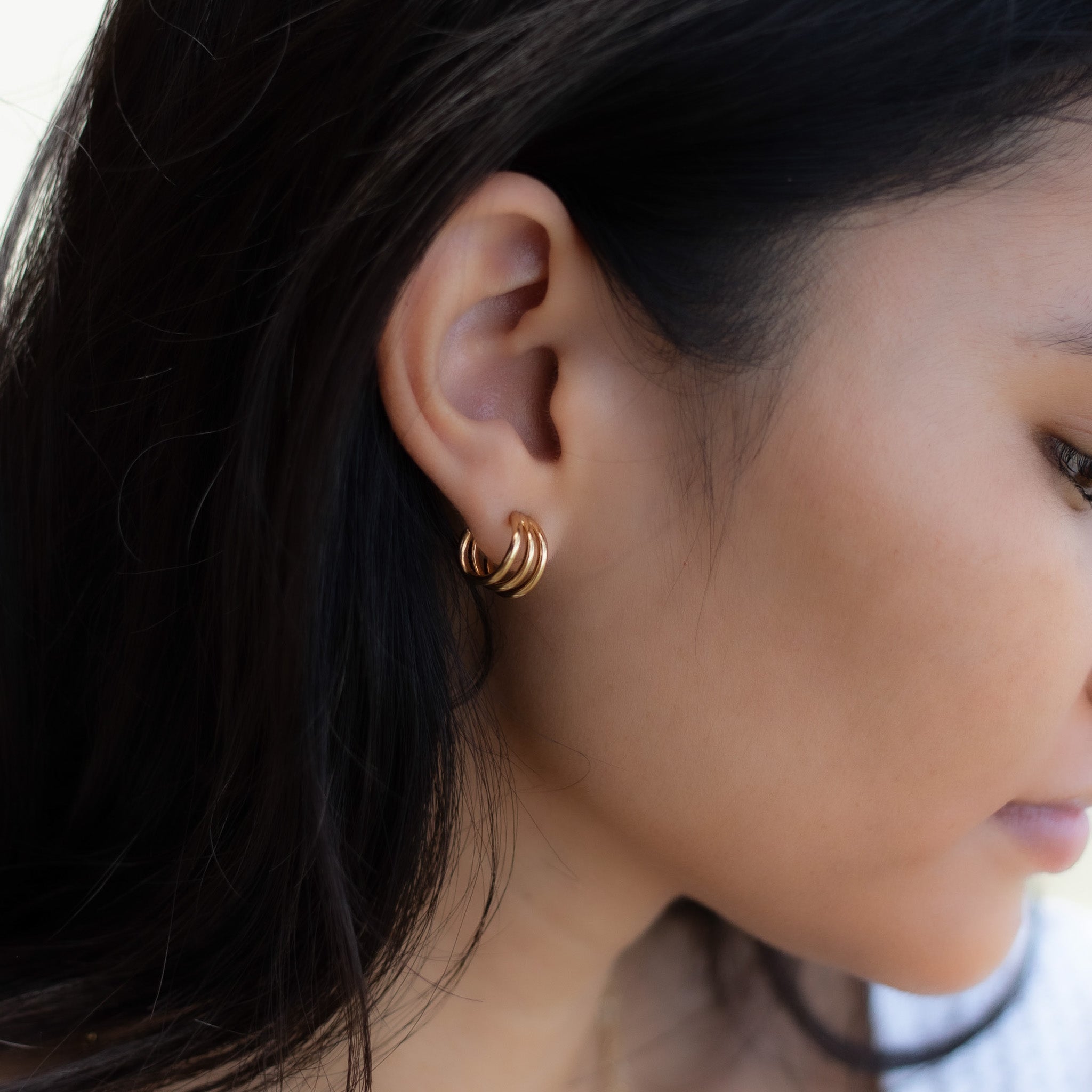 Tris Earrings - Lotus Jewelry Studio
