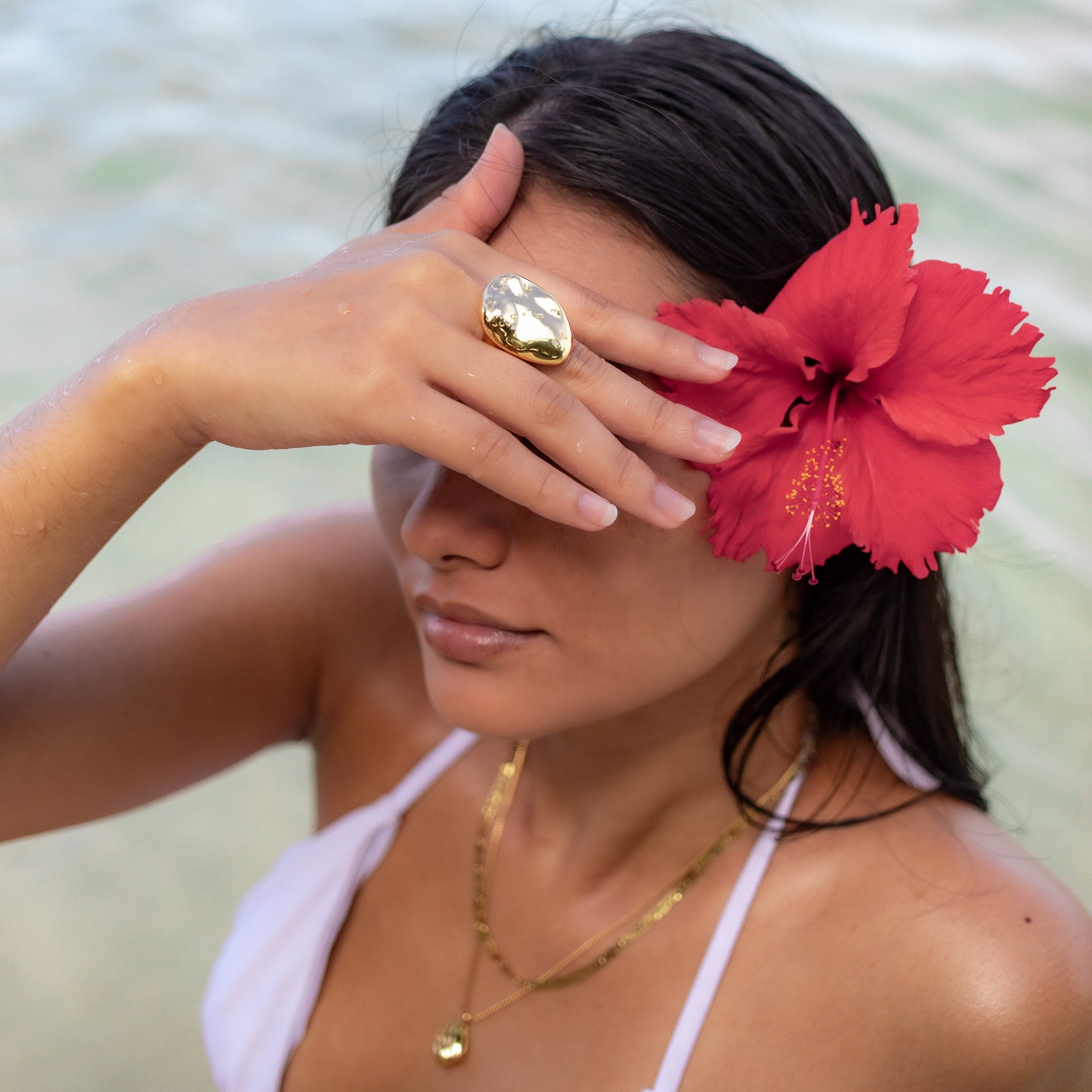 Waterproof Naomi Ring - Lotus Jewelry Studio