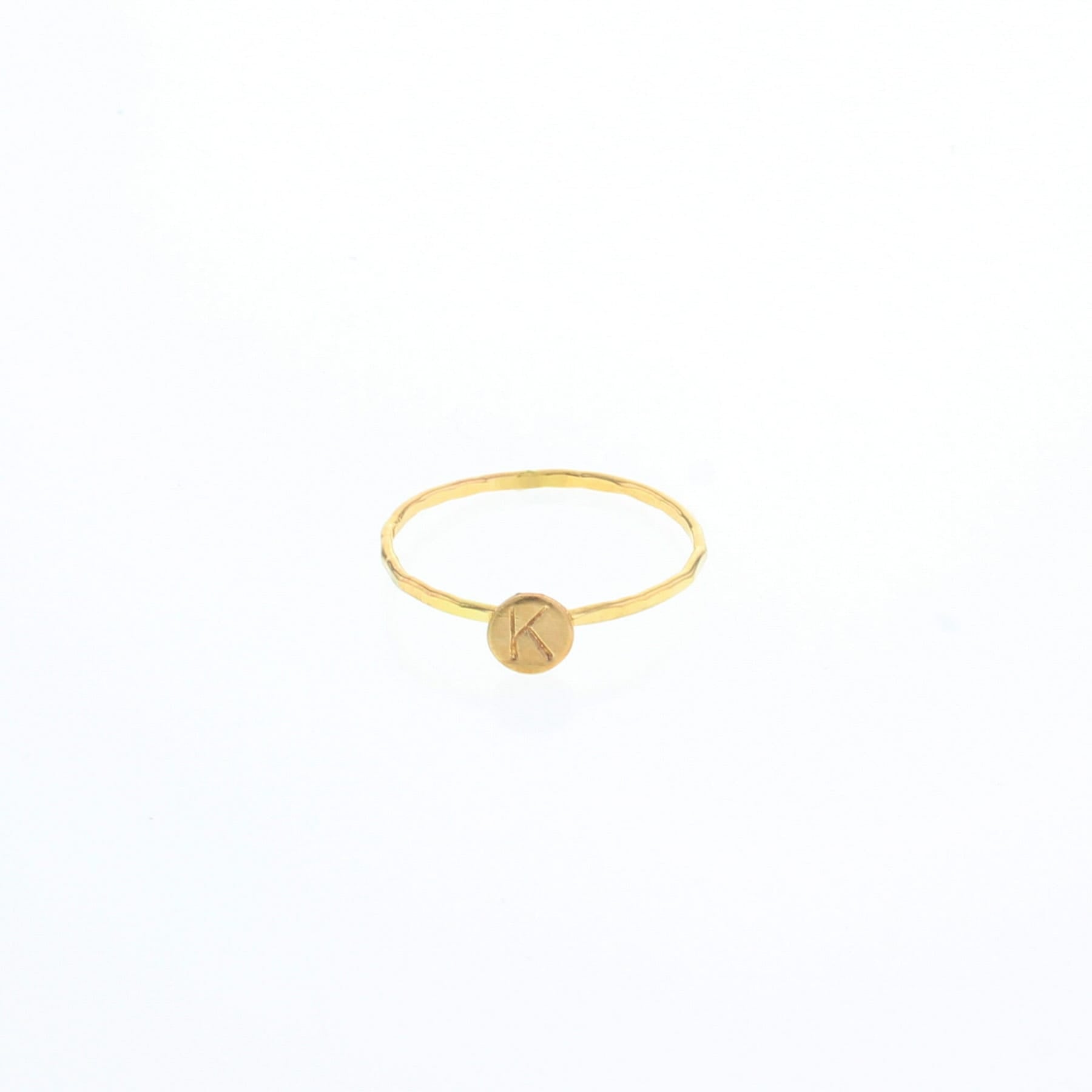 Initial Stacking Ring - Lotus Jewelry Studio