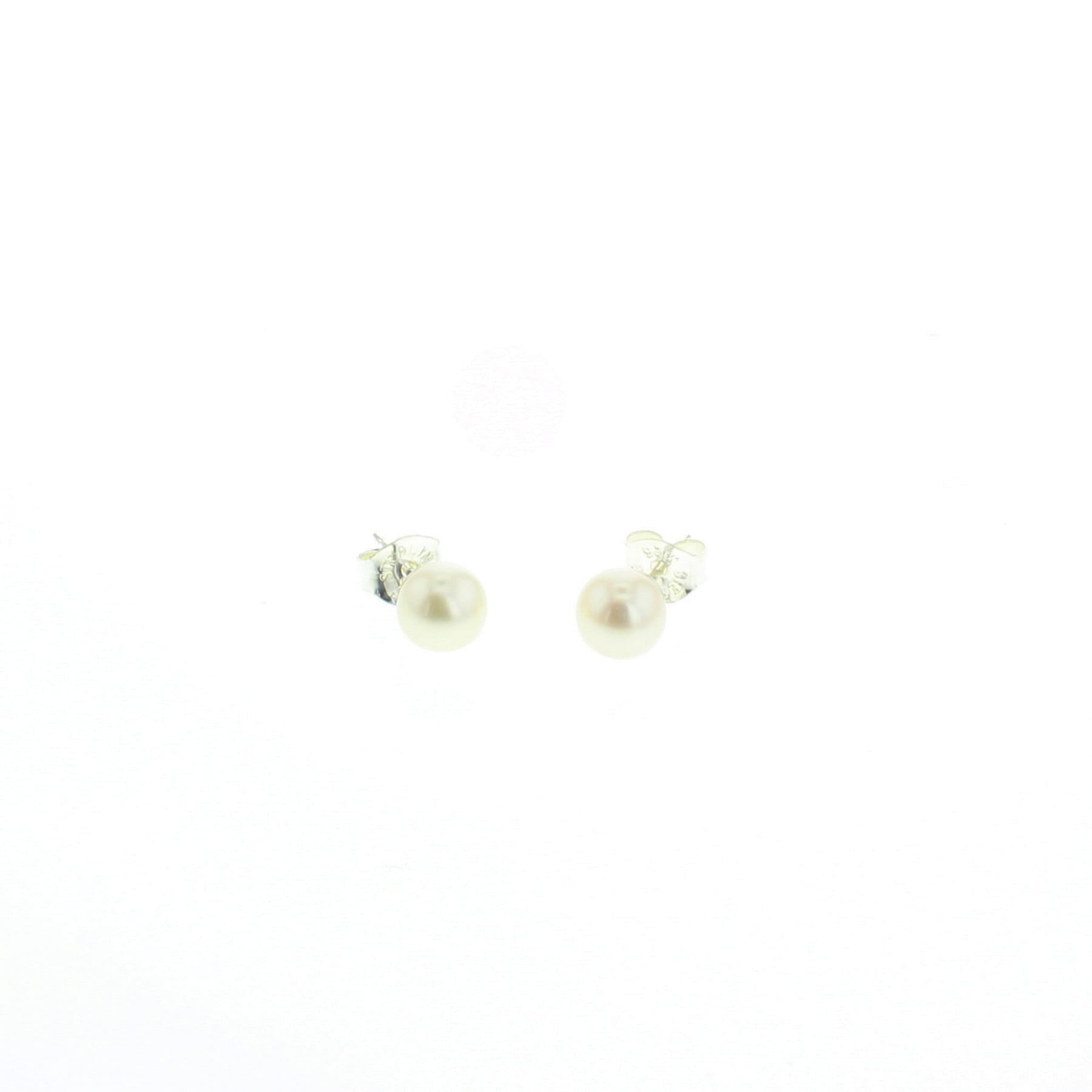 Kara Pearl Stud Earrings - Lotus Jewelry Studio