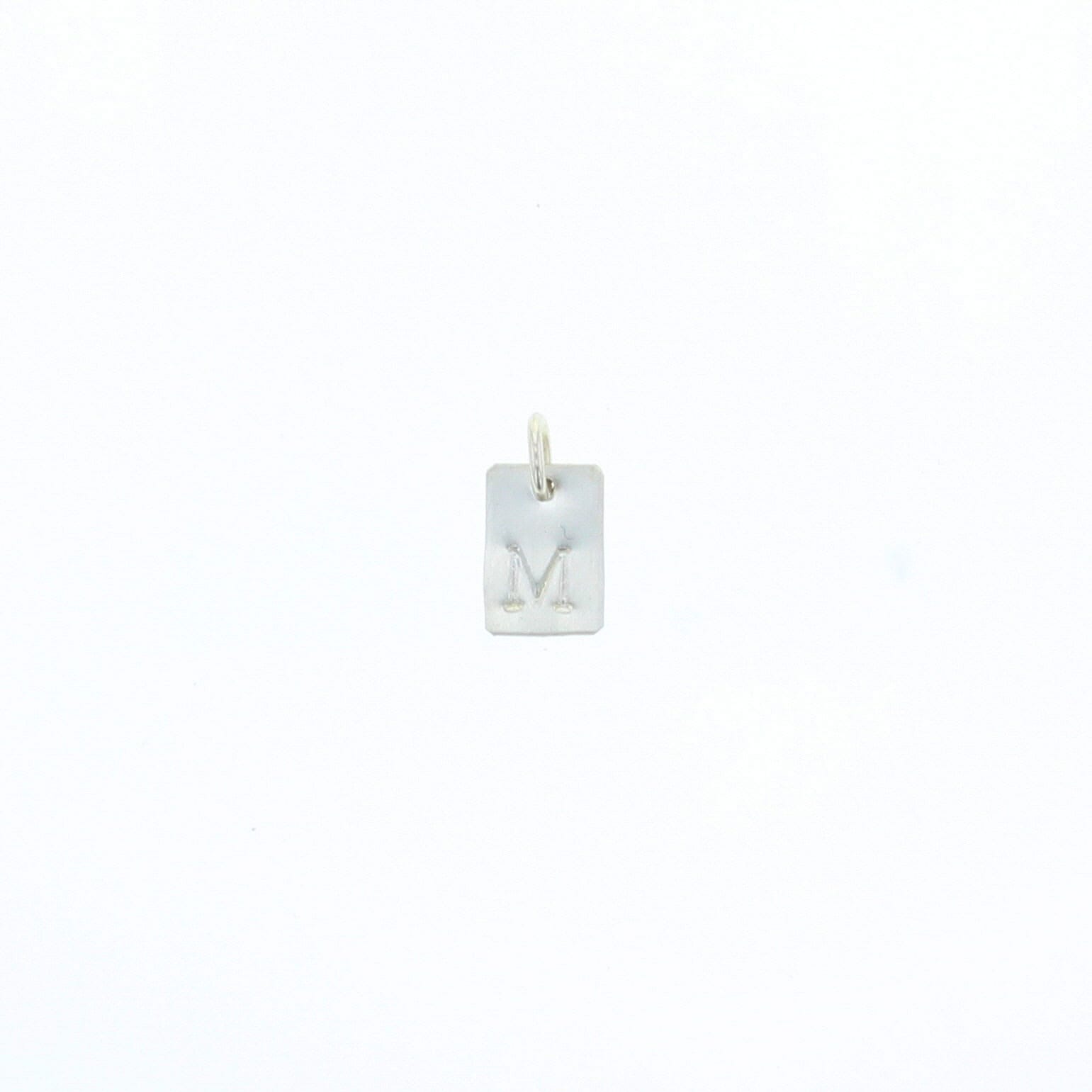 Mini Rectangle Letter Tag - Lotus Jewelry Studio
