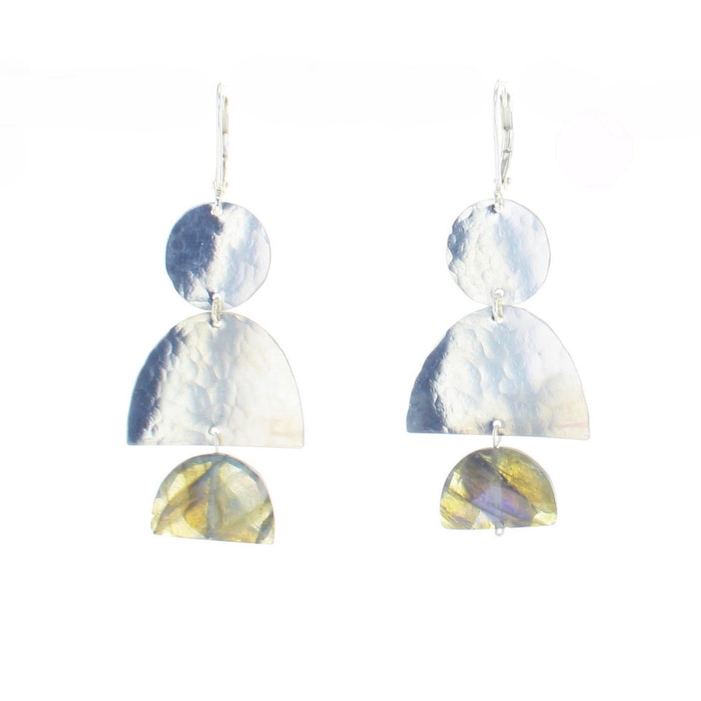 Tunisia Earrings - Labradorite - Lotus Jewelry Studio