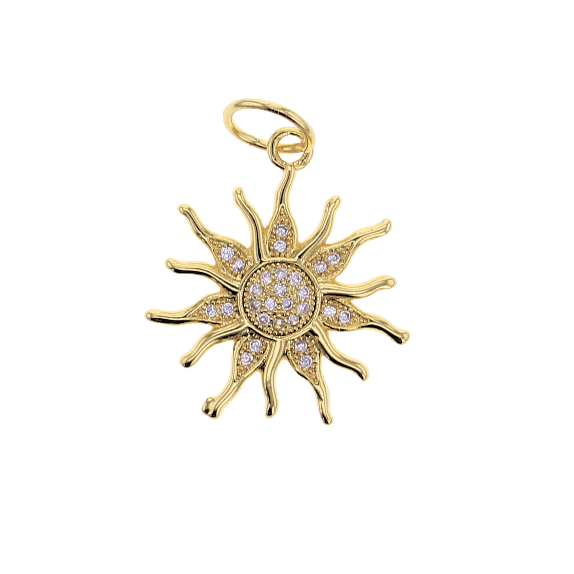 CZ Sun Charm