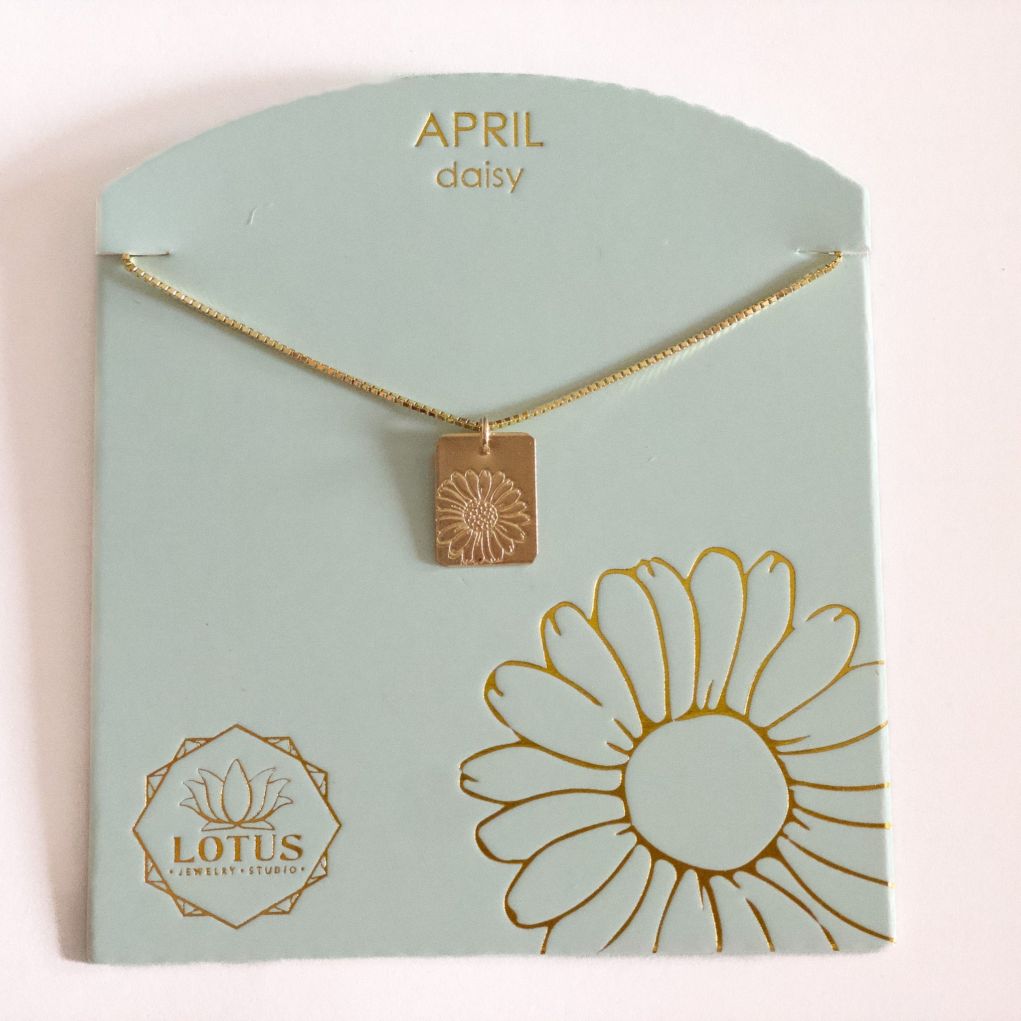 Birthflower Necklace - Lotus Jewelry Studio