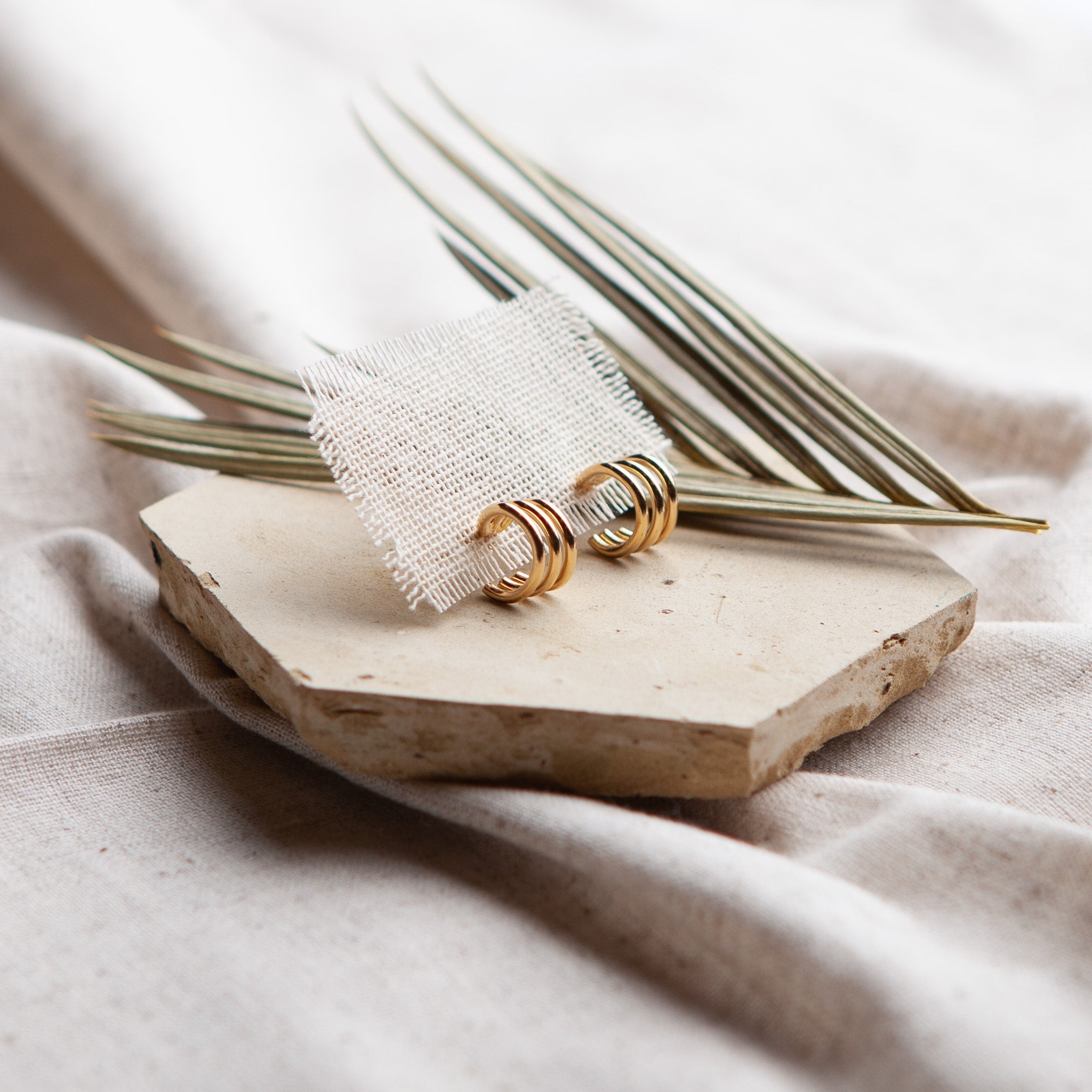 Tris Earrings - Lotus Jewelry Studio