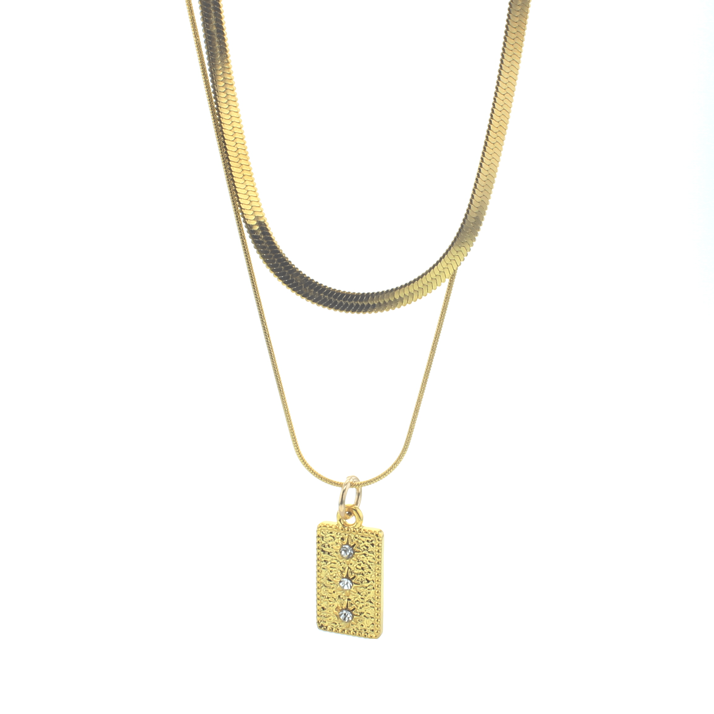 Waterproof Leah Necklace - Lotus Jewelry Studio