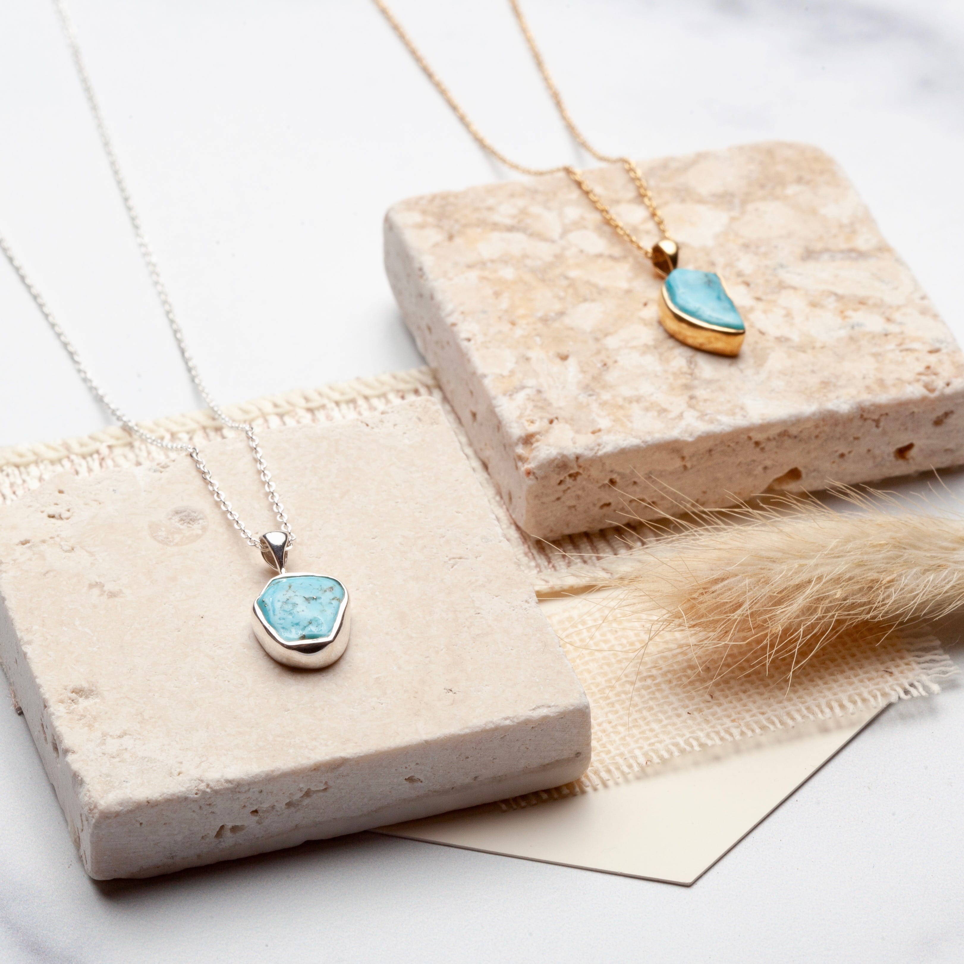 Zuri Necklace - Turquoise - Lotus Jewelry Studio