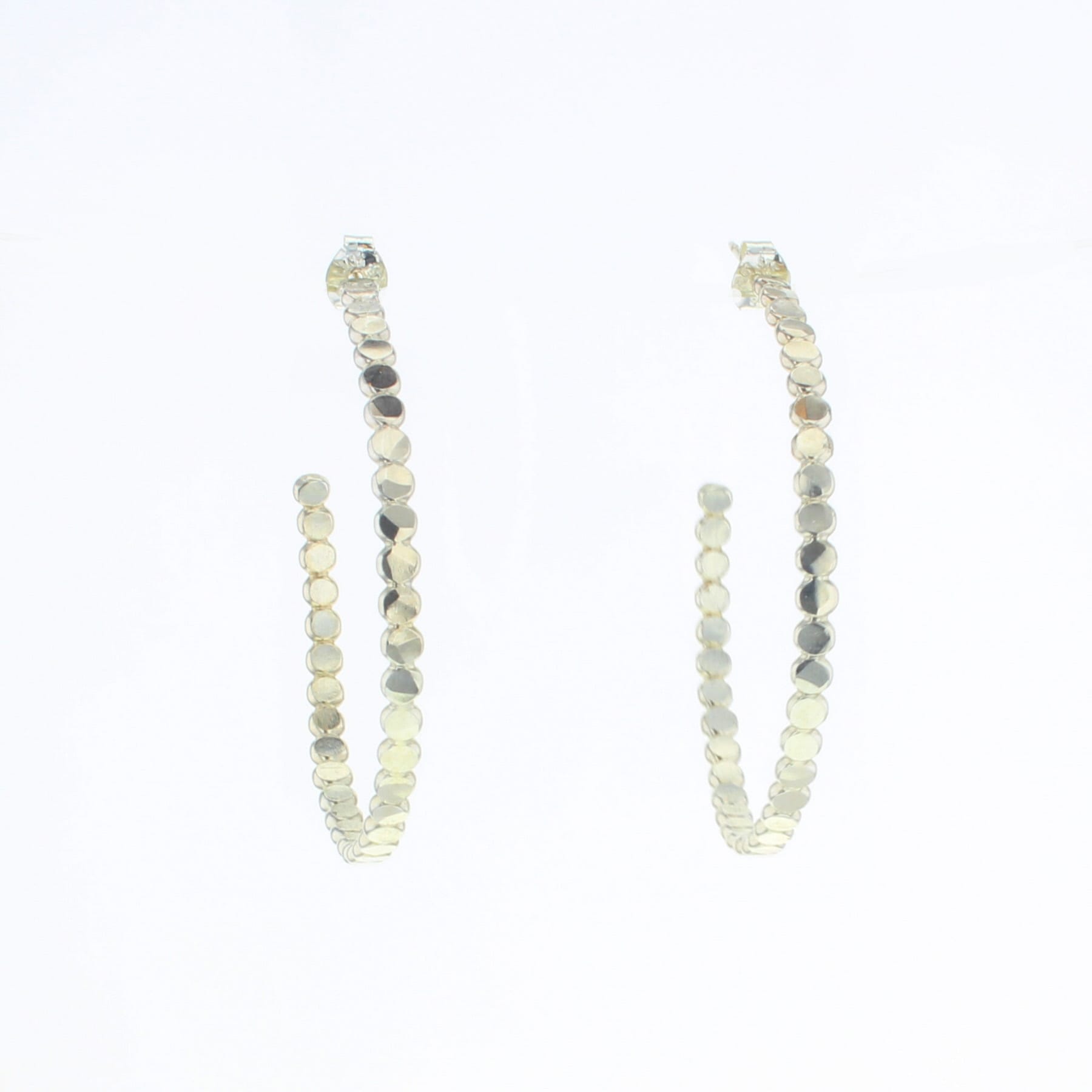 Marble Hoop Earrings