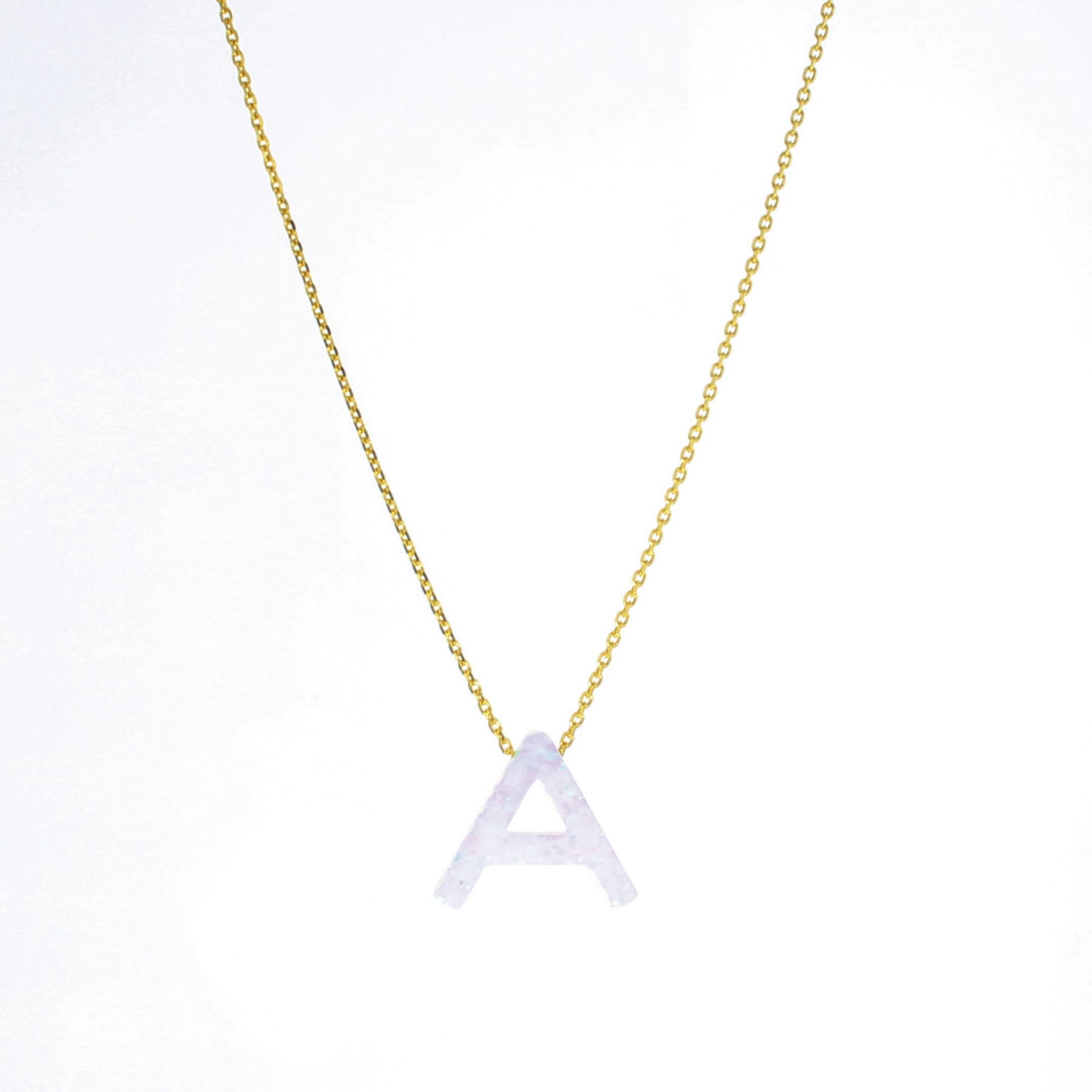 Aurora Letter Necklace