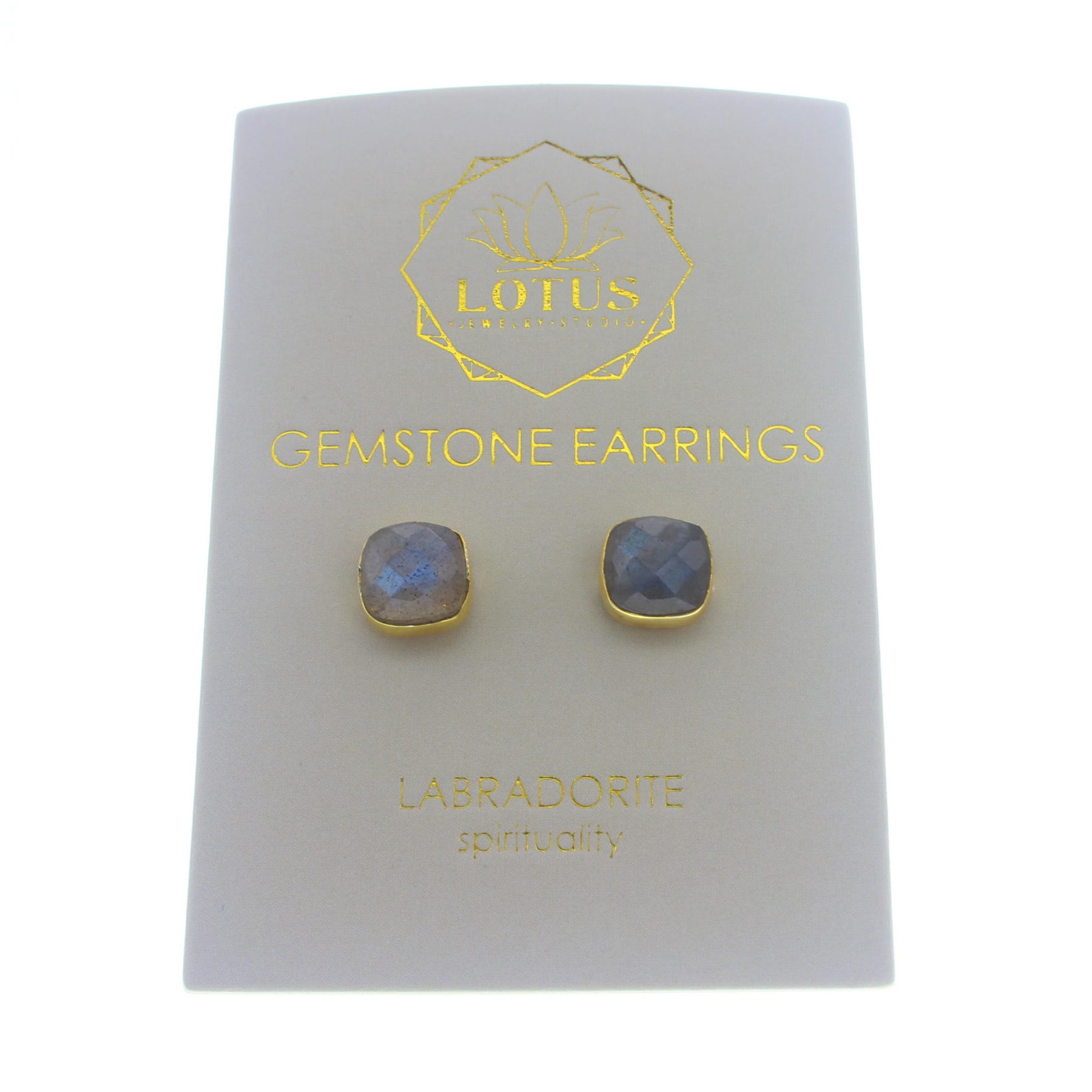 Carded Gemstone Earrings - Lotus Jewelry Studio