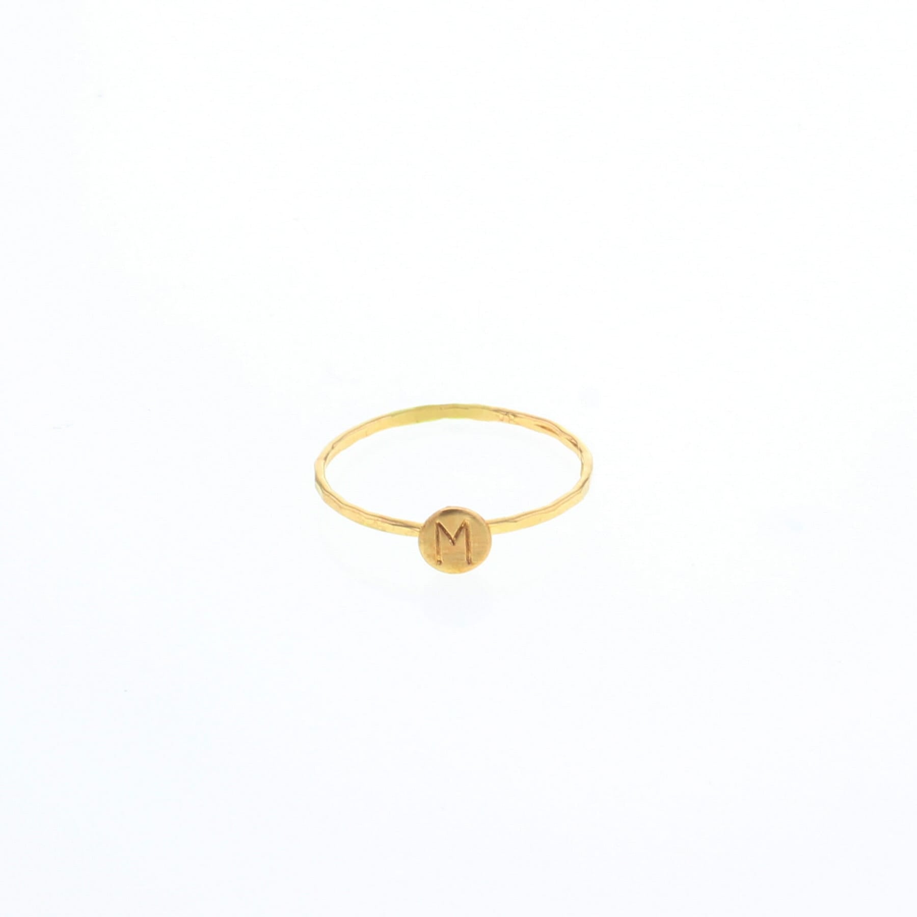 Initial Stacking Ring - Lotus Jewelry Studio