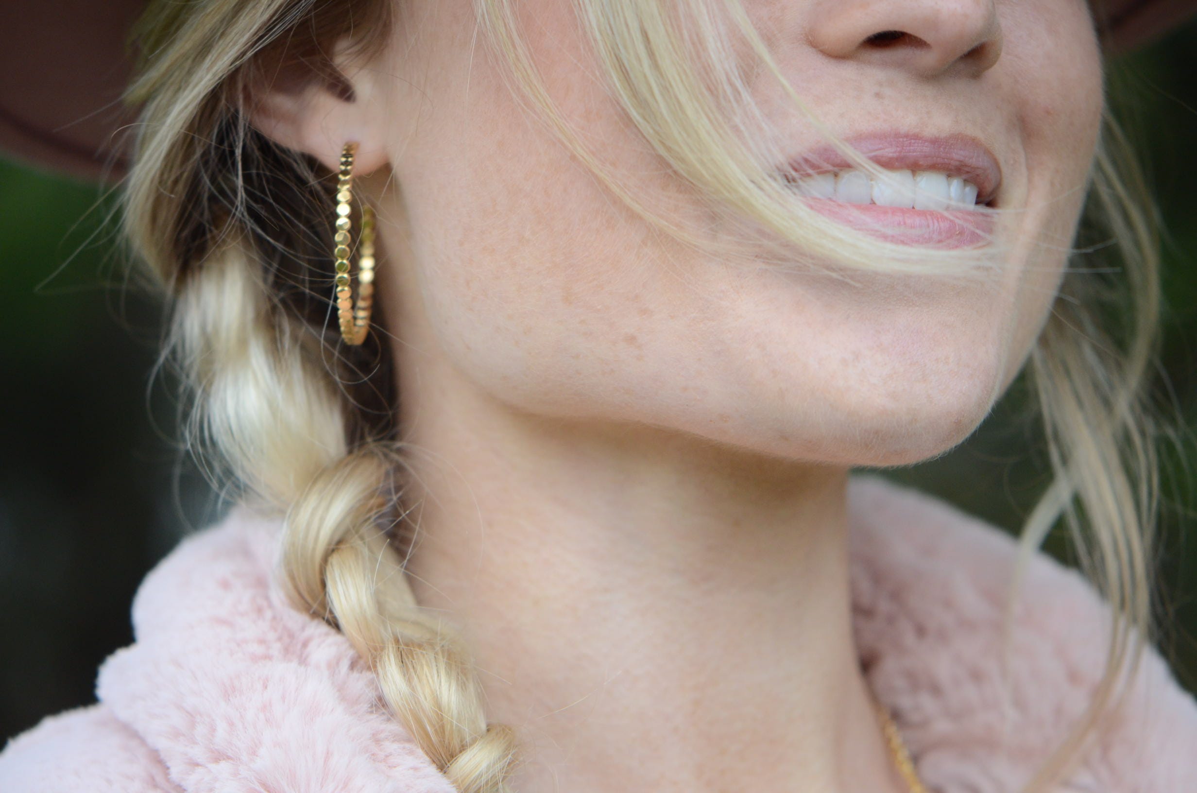 Marble Hoop Earrings - Lotus Jewelry Studio