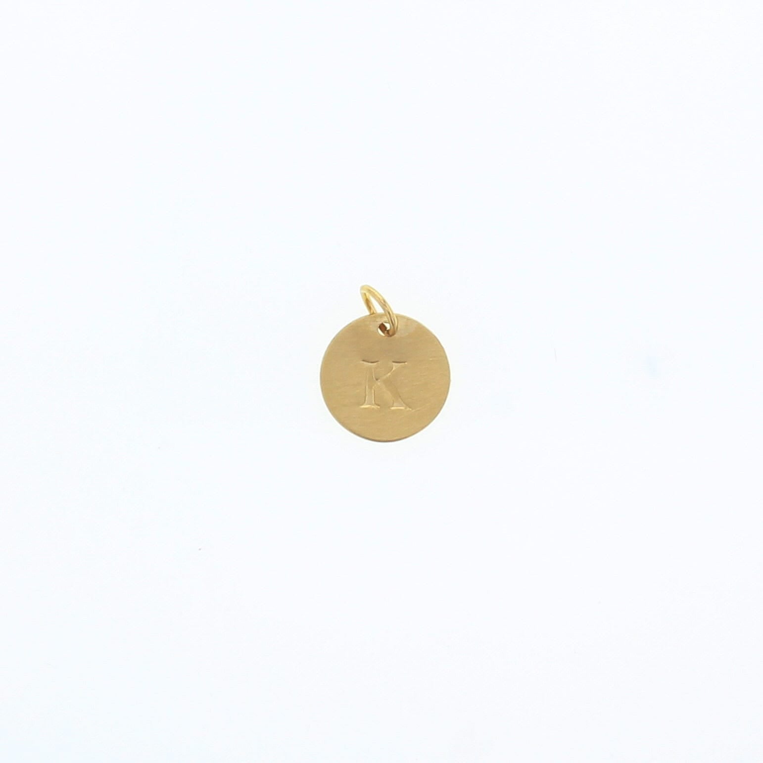 Token Letter Tag - Lotus Jewelry Studio