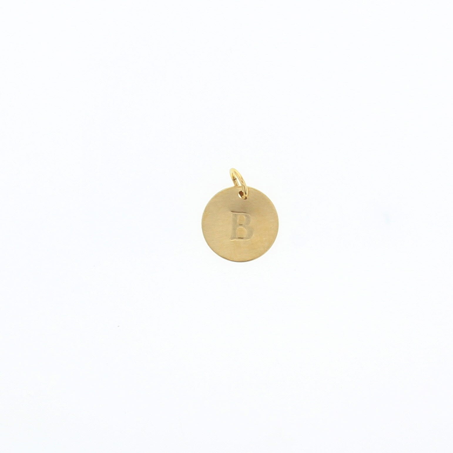 Token Letter Tag - Lotus Jewelry Studio