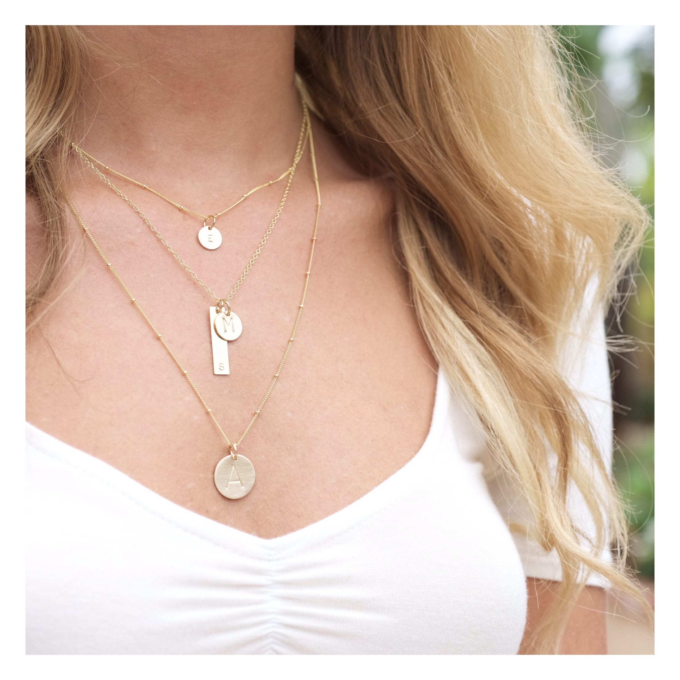 Trinket Letter Necklace - Lotus Jewelry Studio