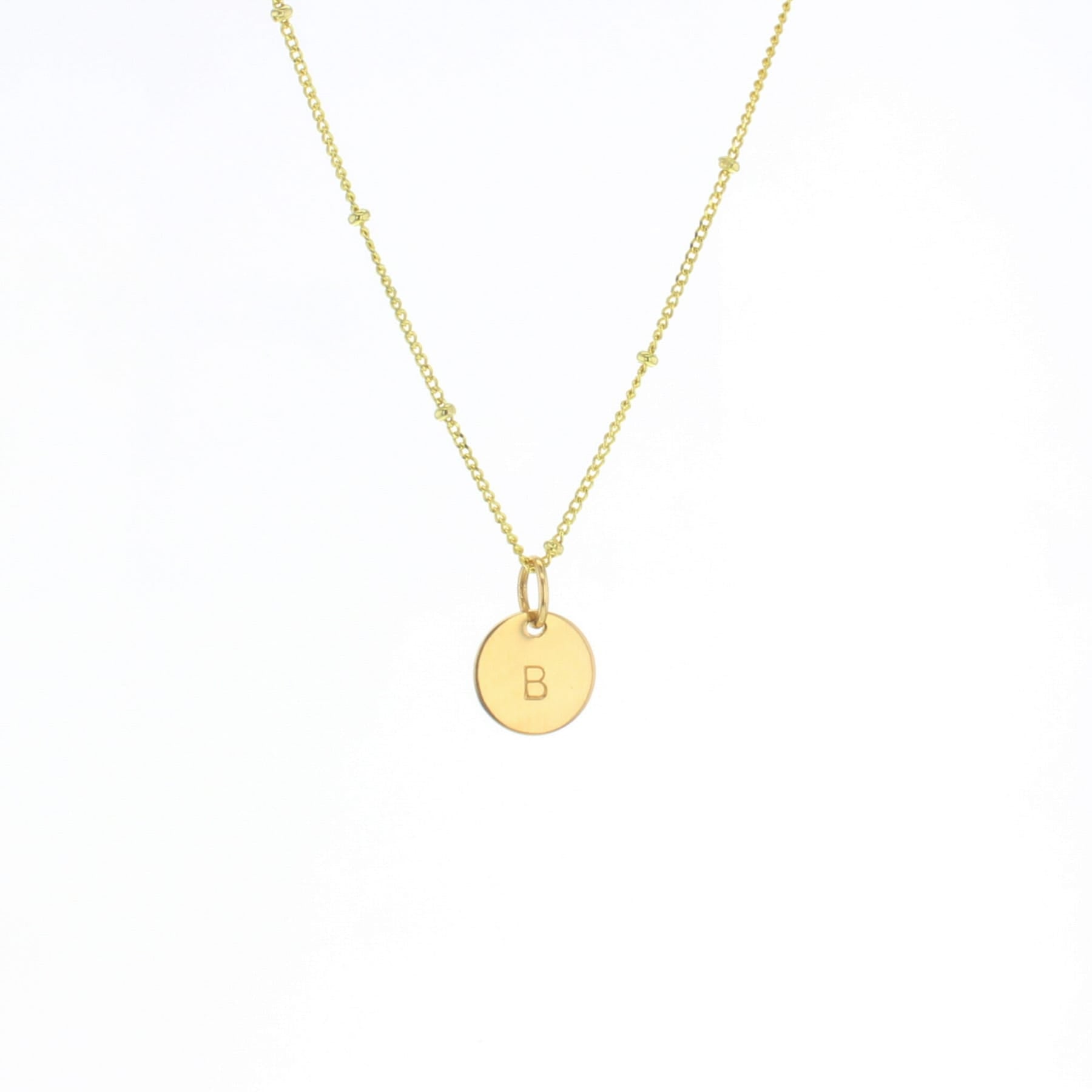 Trinket Letter Necklace - Lotus Jewelry Studio